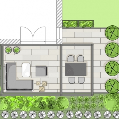 PROJEKT OGRODU, GDAŃSK