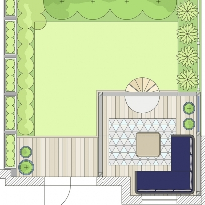 PROJEKT OGRODU, GDYNIA