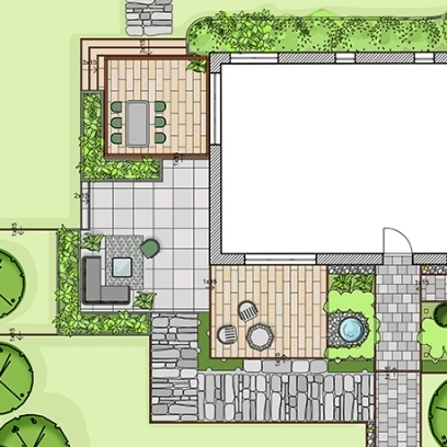 PROJEKT OGRODU, BORKOWO