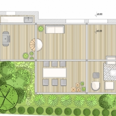 PROJEKT OGRODU, KIEŁPINO GÓRNE