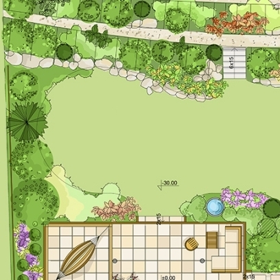 PROJEKT OGRODU,LEŹNO