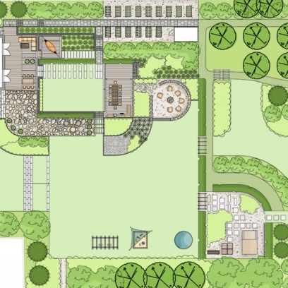 PROJEKT OGRODU, CHRZTOWO